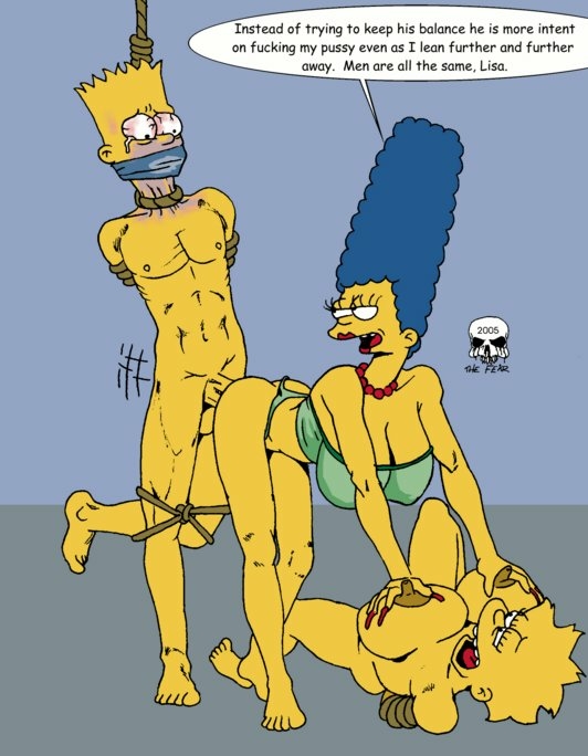 simpson with marge naked bart The tale of jasper gold
