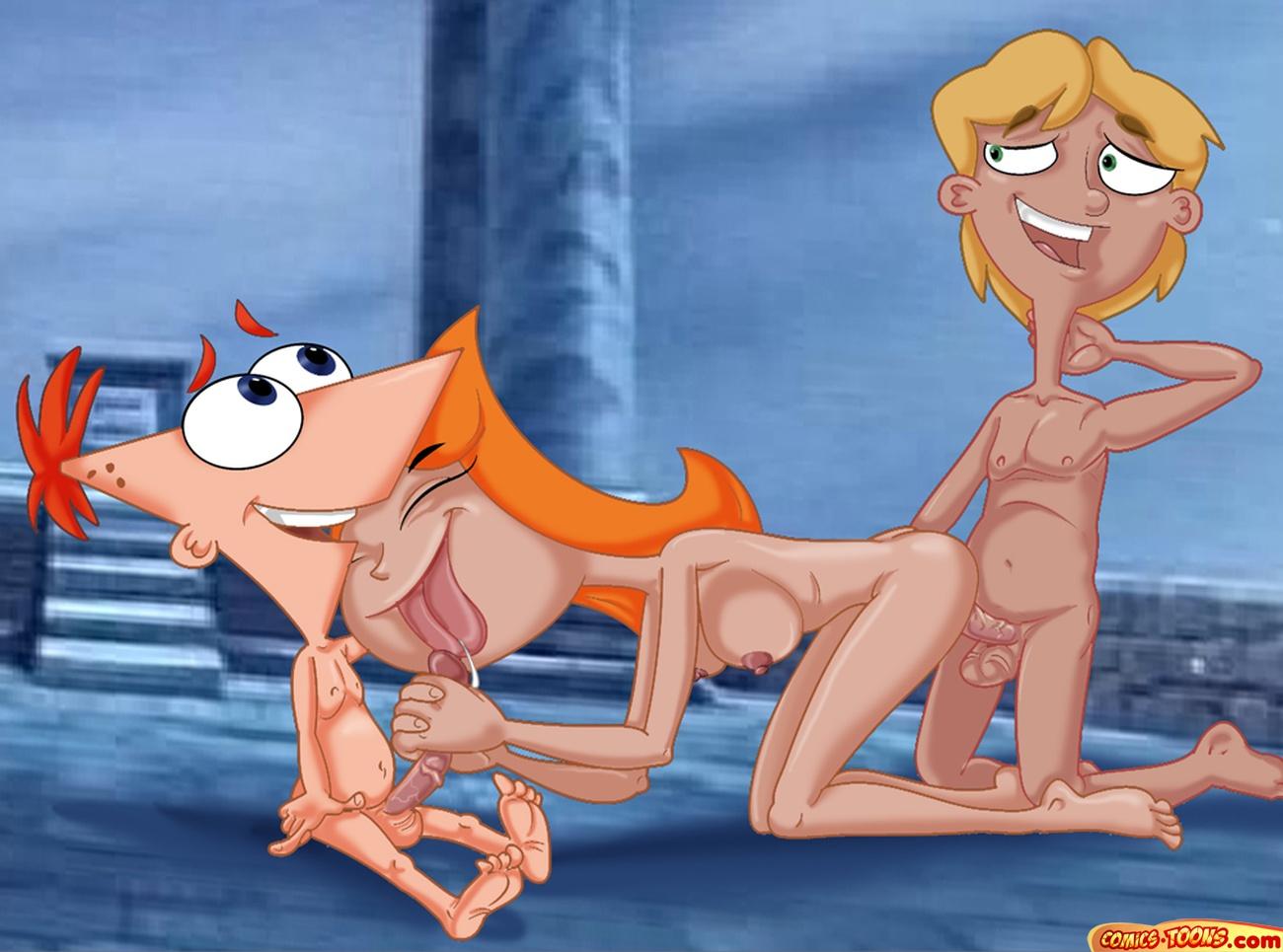 and pregnant ferb phineas candace God of high school hentai