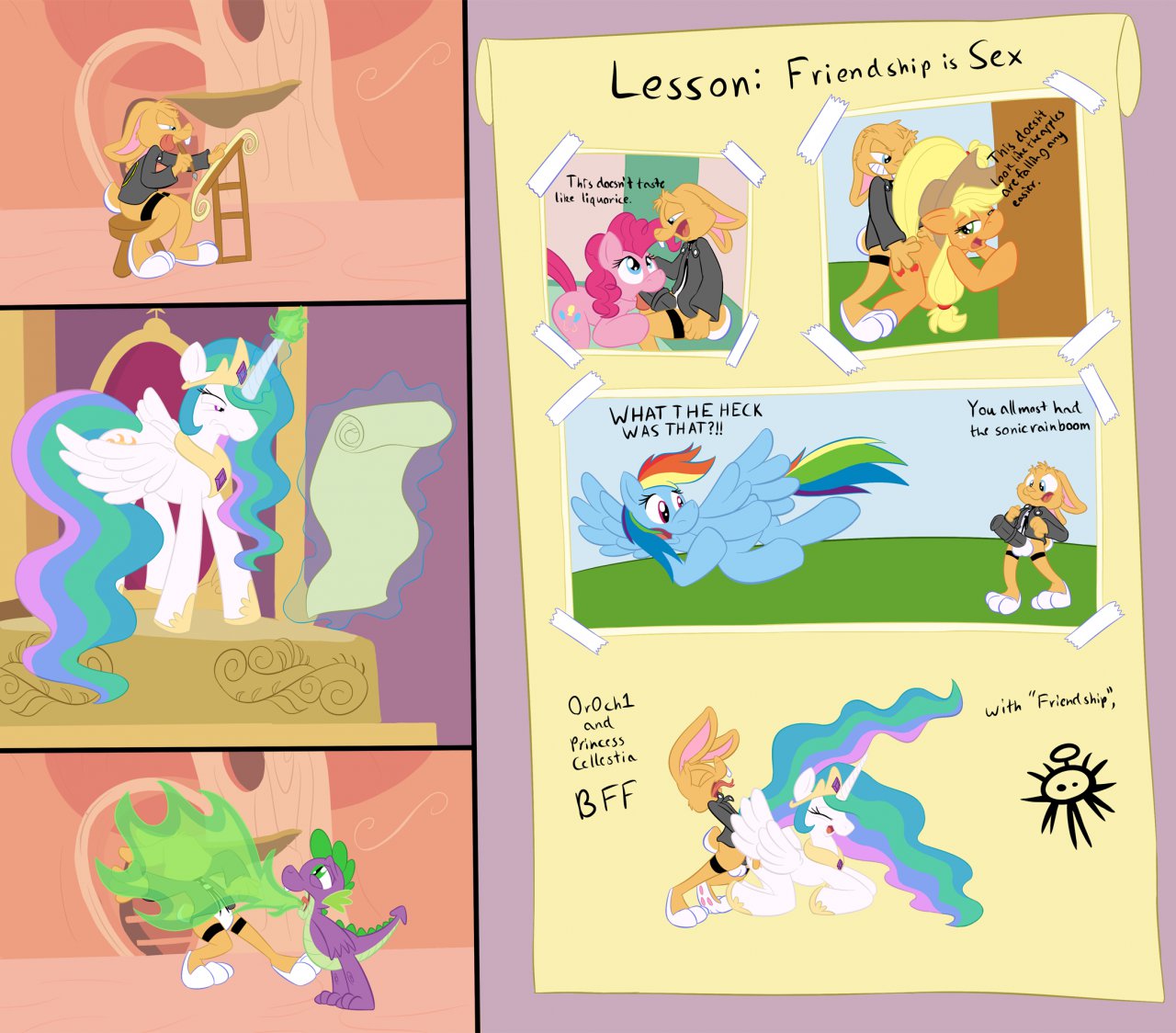 fanfiction applejack mlp and spike Rick and morty interstellar stripper