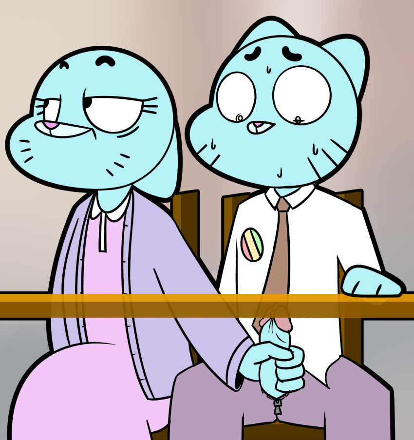gumball of adventures the complex Tied up guy forced to cum