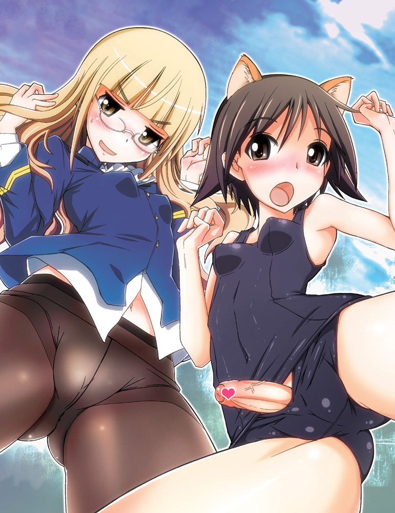 anime girls pooping panties their How to sext in huniepop