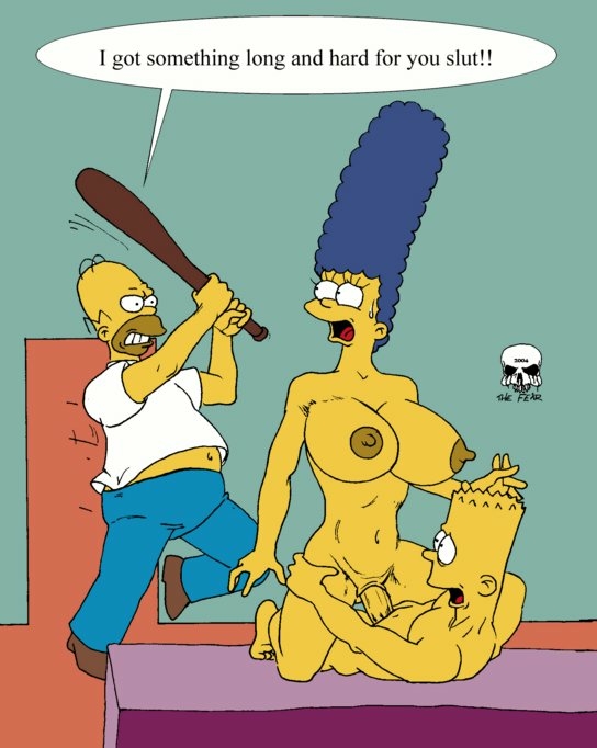 simpson marge bart naked with Wii fit trainer porn comics
