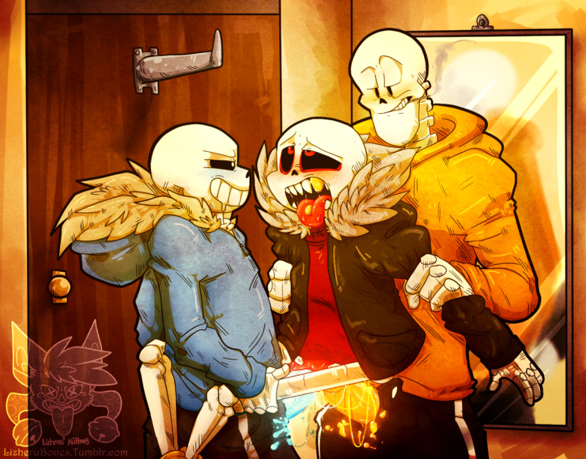 underfell x underfell papyrus sans Breath of the wild rubber tights